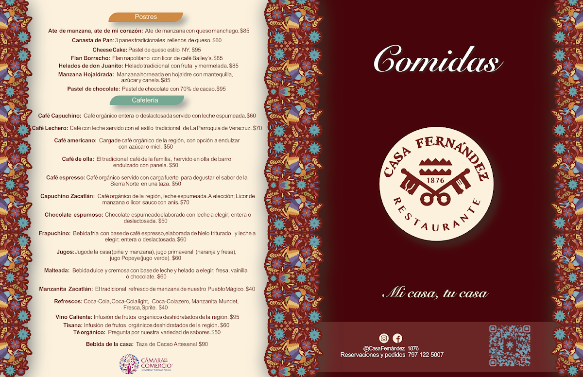 Casa Fernández 1876 Menu - Image 5